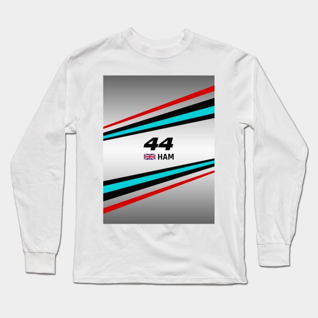 F1 2022 - #44 Hamilton Long Sleeve T-Shirt by sednoid
